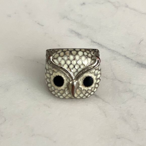 Owl Face Ring - Picture 1 of 6